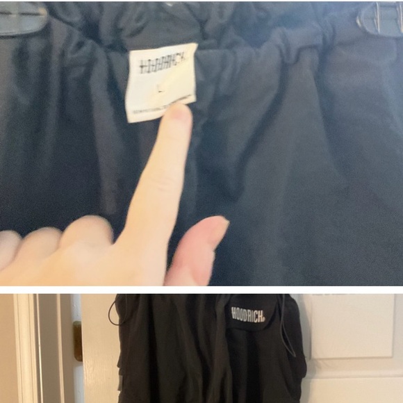 Hoodrich Parachute Pants Women’s Black Large - Picture 3 of 4